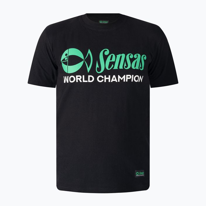 Sensas Weltmeister-T-Shirt zum Angeln schwarz 68003