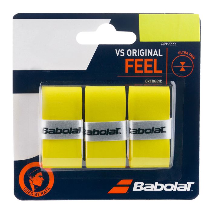 Tennisschlägerhüllen BABOLAT VS Original 3 Stück gelb 653040 2