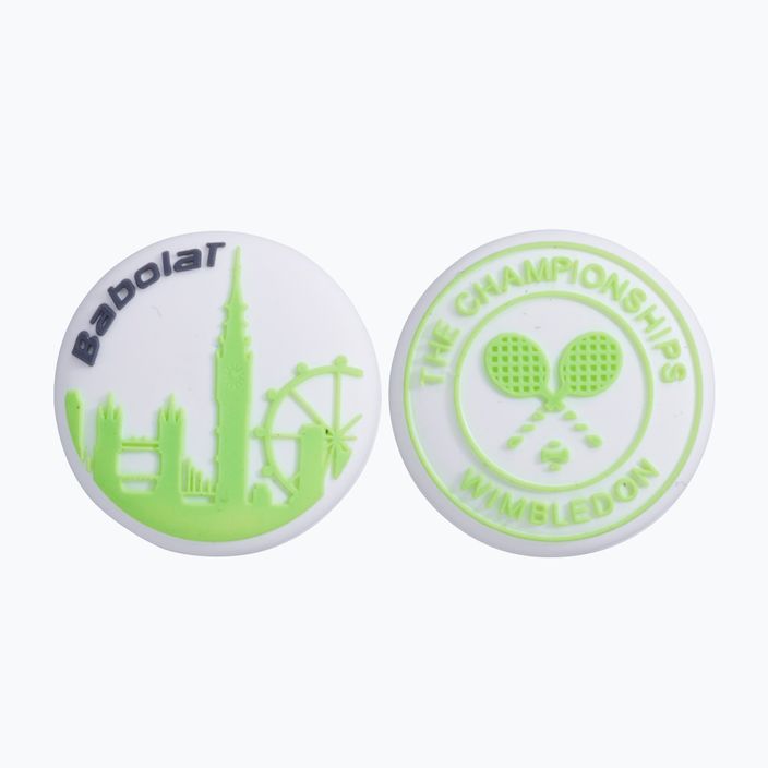 BABOLAT Dämpfer Wimbledon 2 Stk. weiß und grün 700044