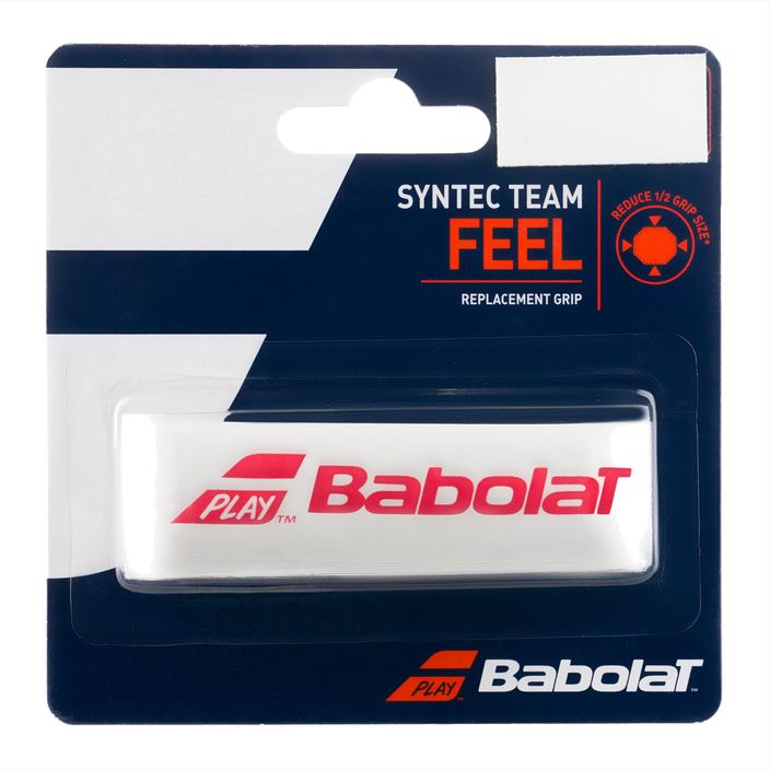 BABOLAT Syntec Team Grip Tennisschlägerhülle rot und weiß 670065 2
