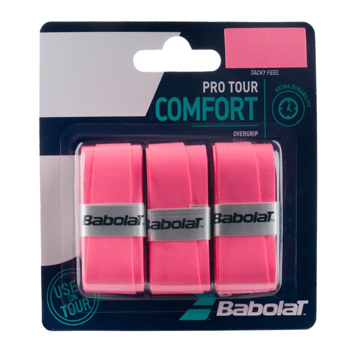 BABOLAT Pro Tour Tennisschlägerhüllen 3 Stück rosa 653037 2