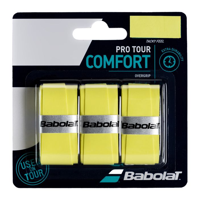 BABOLAT Pro Tour Tennisschlägerhüllen 3 Stück gelb 653037 2
