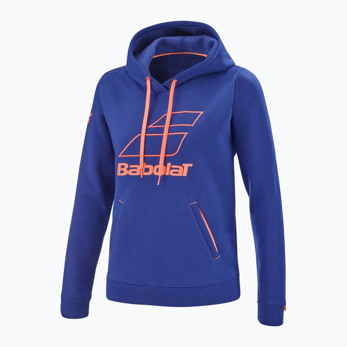 Damen-Tennis-Sweatshirt Babolat Exercise Hood blau 4WTD041 3