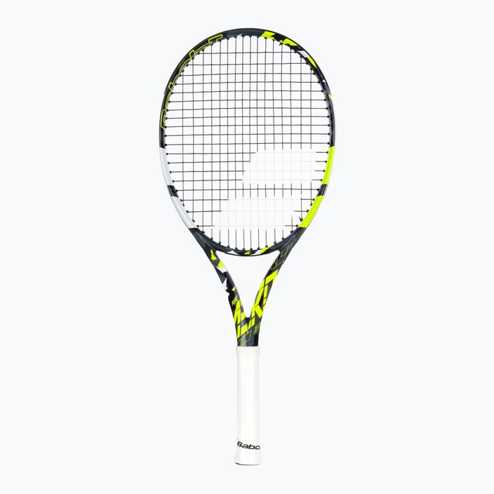 Babolat Pure Aero Junior 26 Kinder-Tennisschläger grau-gelb 140465