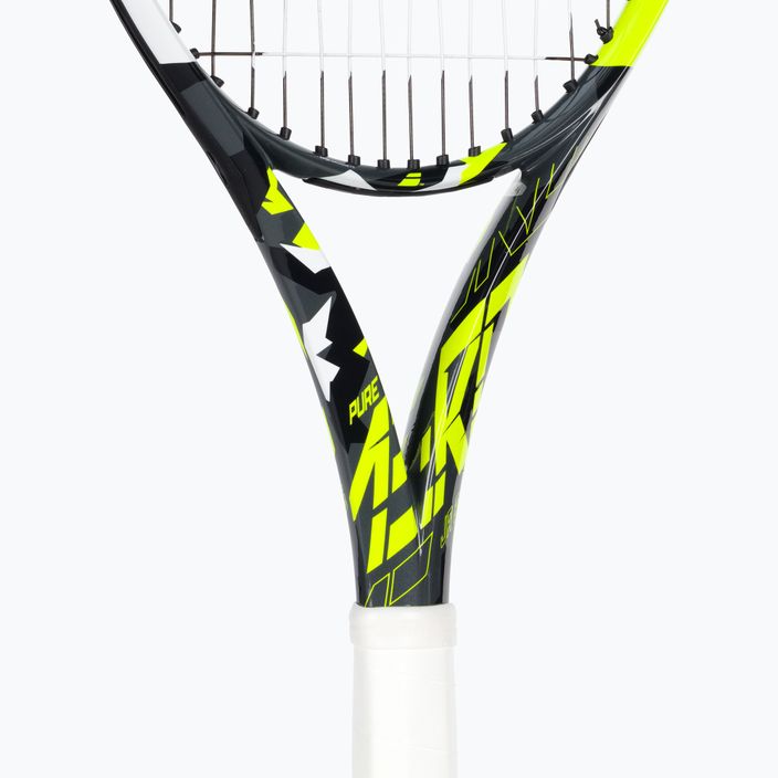 Babolat Pure Aero Junior 26 Kinder-Tennisschläger grau-gelb 140465 5