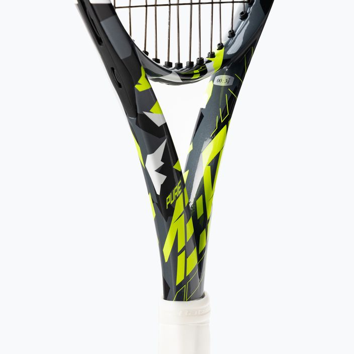 Babolat Pure Aero Junior 25 Kinder-Tennisschläger grau-gelb 140468 4