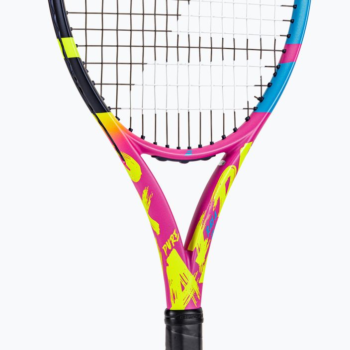 Babolat Pure Aero Rafa 2gen Kinder-Tennisschläger gelb-rosa 140469 4