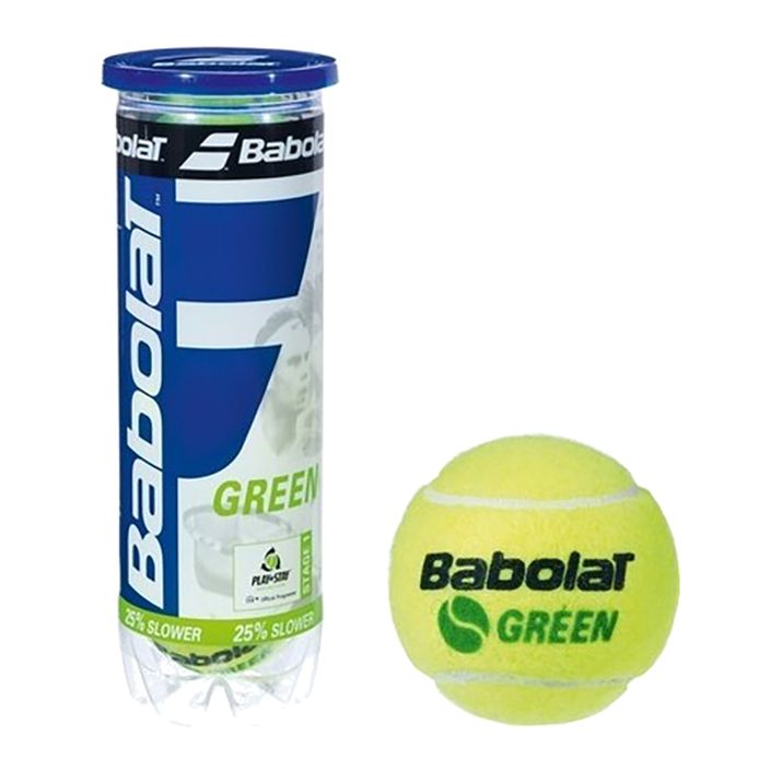 Babolat Green Tennisbälle 3 Stk. grün 2