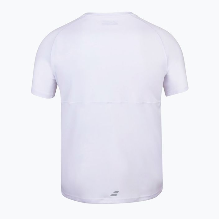 Babolat Play Crew Neck Kinder-T-Shirt weiß/weiß 3