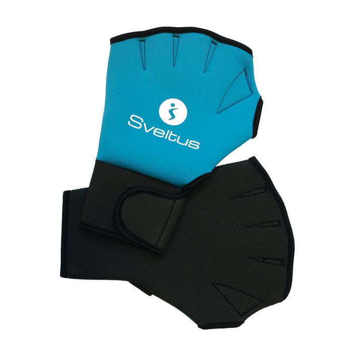 Sveltus Aquafitness-Handschuhe 1840 aqua schwarz/blau 2