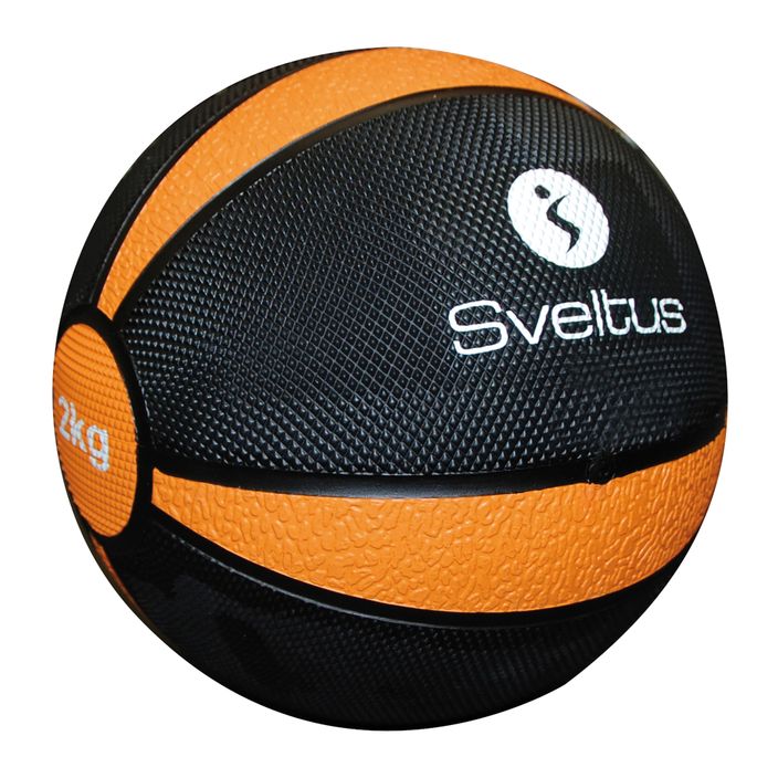 Sveltus Medizinball 2 kg schwarz/orange 2