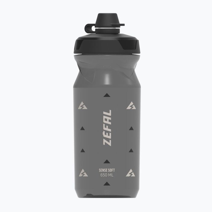 Zefal Sense Soft 65 No-Mud 650ml geräucherte schwarze Fahrradflasche 2