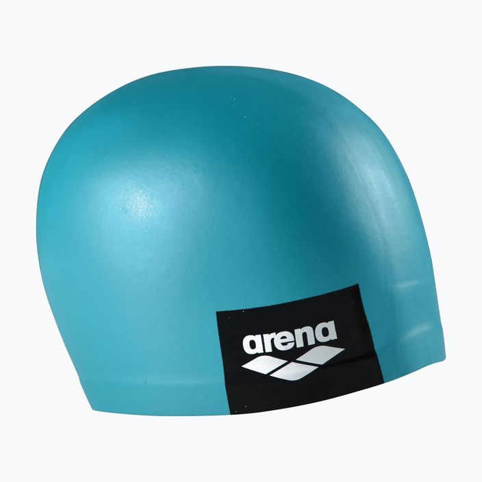 Arena Logo Geformte grüne Badekappe 001912/210 3