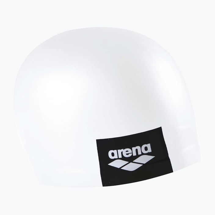 Arena Logo Geformte weiße Badekappe 001912/200 2