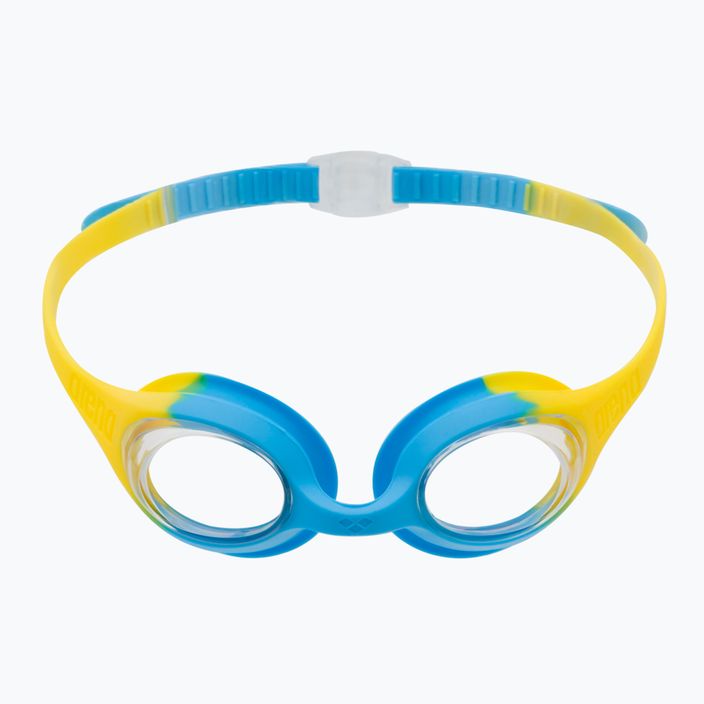 Kinderschwimmbrille arena Spider gelb und blau 004310 2