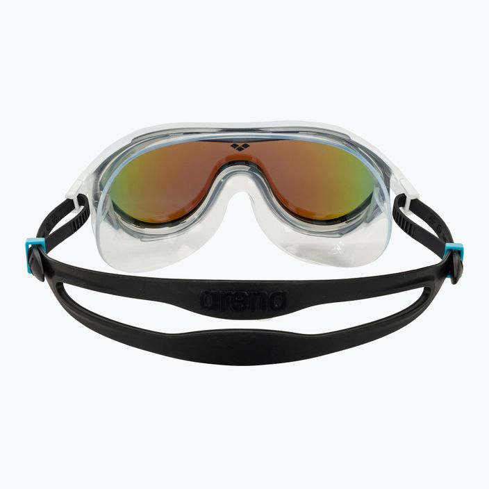 Schwimmmaske Taucherbrille arena The One Mask Mirror blue/white/black 4