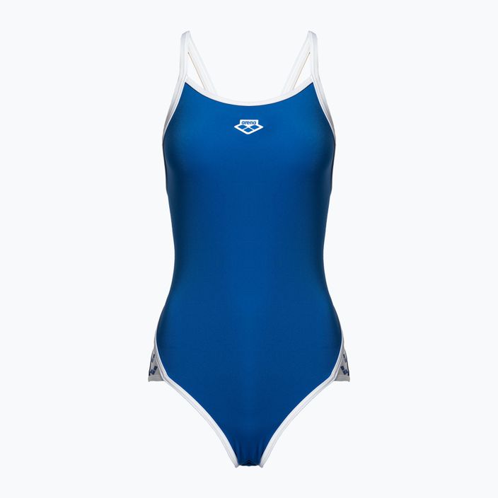 Einteiliger Badeanzug Damen arena Icons Super Fly Back Solid blau 536