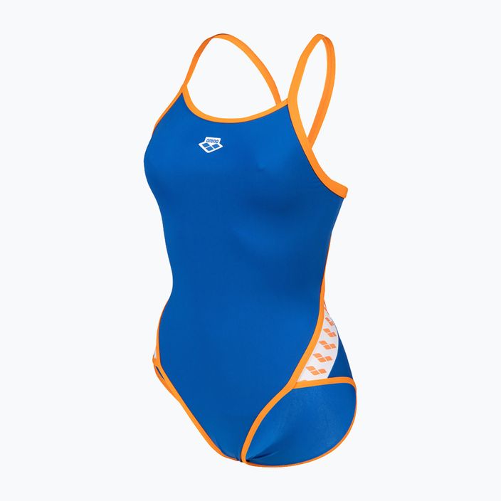 Damen arena Icons Super Fly Back Solid blau/orange einteiliger Badeanzug 005036/751 2