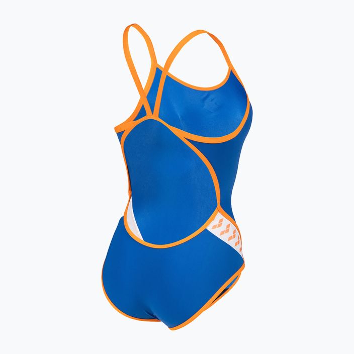 Damen arena Icons Super Fly Back Solid blau/orange einteiliger Badeanzug 005036/751 4