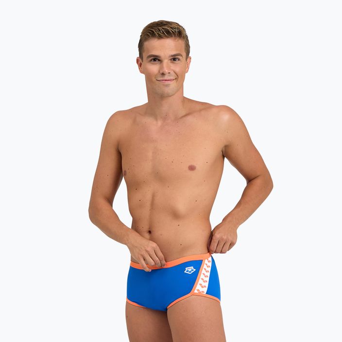 Men's arena Icons Swim Low Waist Short Solid blau 005046/751 Badeslip 5