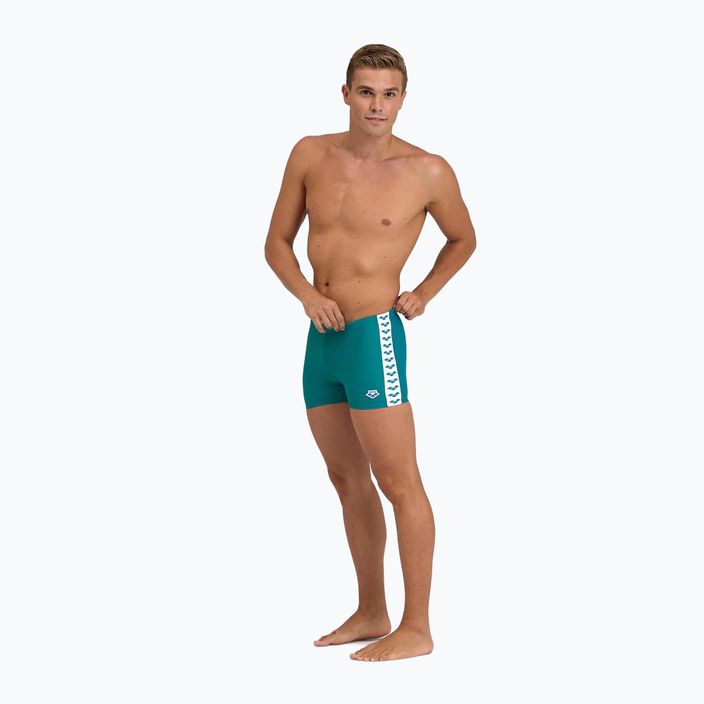 Men's arena Icons Swim Short Solide grüne Boxershorts 005050/600 6