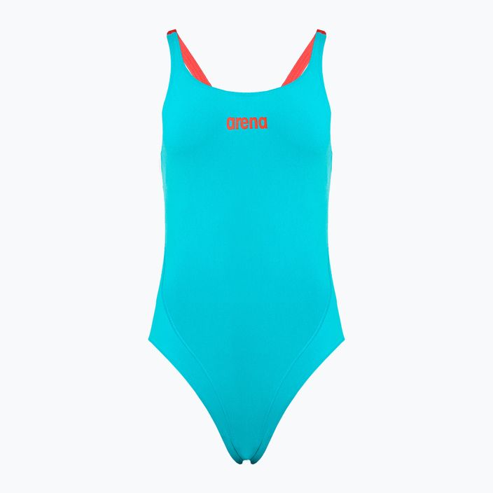 Einteiliger Badeanzug Damen arena Team Swim Tech Solid blau 4763/84