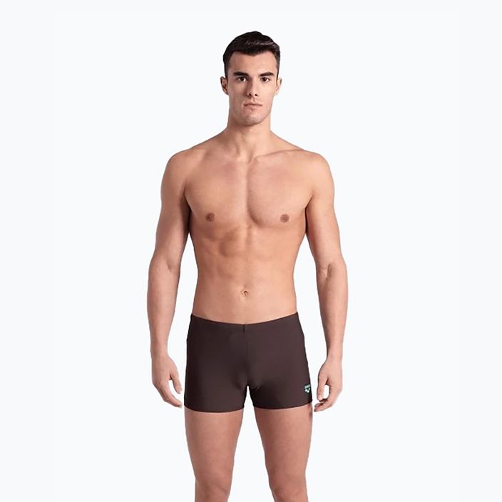 Arena Icons Swim Short Solid sepia/water Boxershorts 4