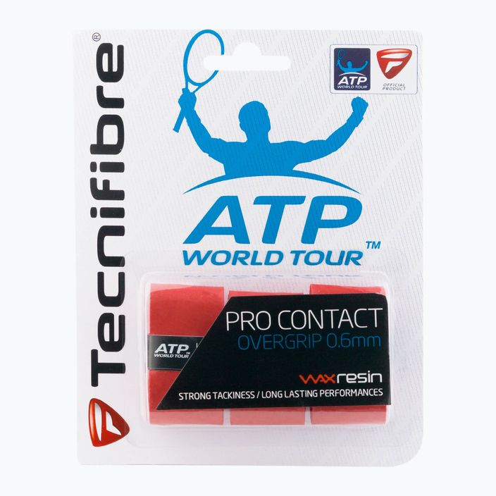 Tecnifibre Contact Pro Tennisschlägerhüllen 3 Stück rot 52ATPCONRD