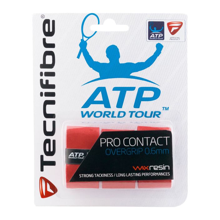 Tecnifibre Contact Pro Tennisschlägerhüllen 3 Stück rot 52ATPCONRD 2