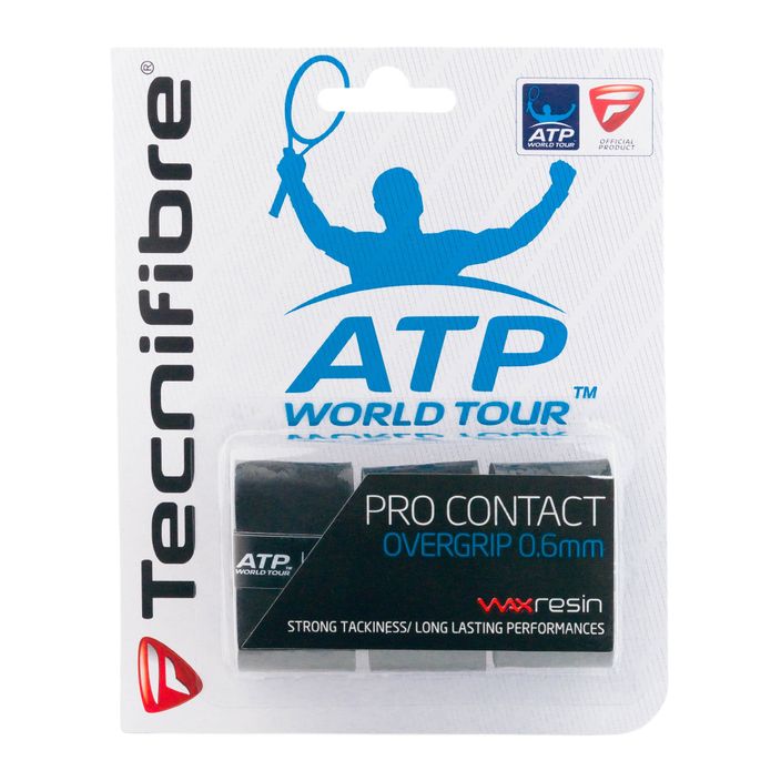 Tecnifibre Contact Pro Tennisschlägerhüllen 3 Stück schwarz 52ATPCONBK 2