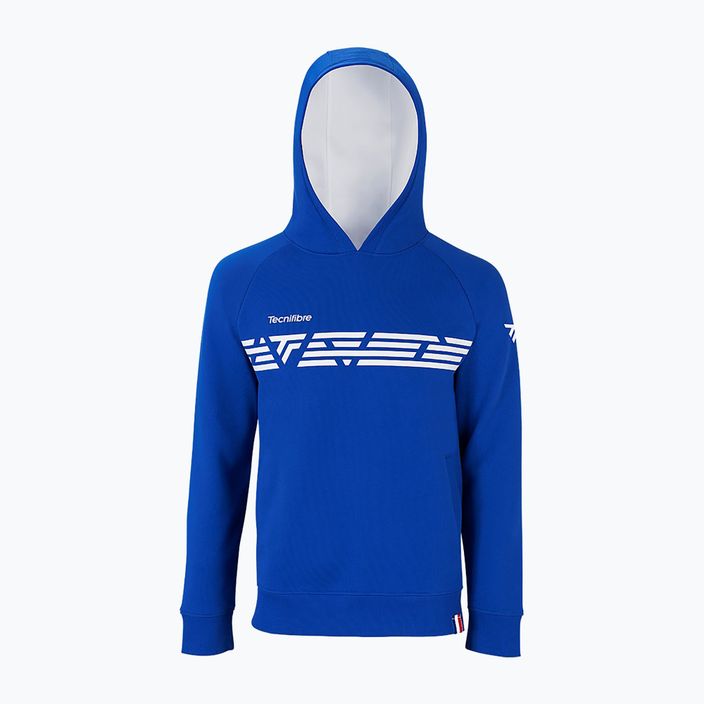 Kinder Tennis Sweatshirt Tecnifibre Fleece Hoodie blau 21FLHO 6