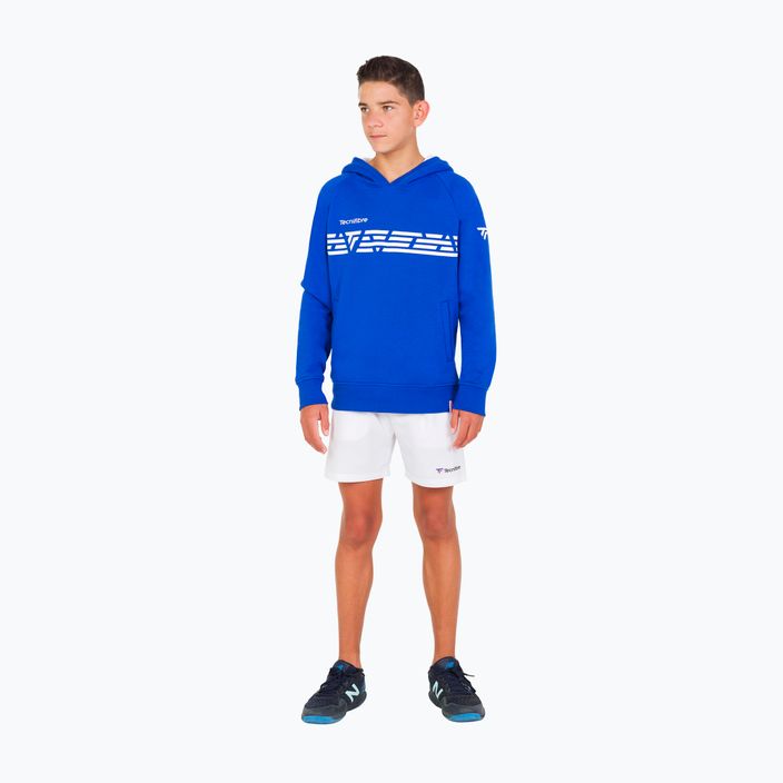 Kinder Tennis Sweatshirt Tecnifibre Fleece Hoodie blau 21FLHO 8