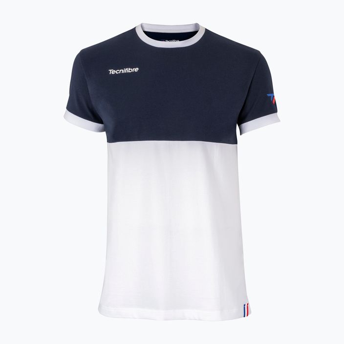 Tecnifibre F1 Stretch Herren-Tennisshirt navy blau und weiß 22F1ST