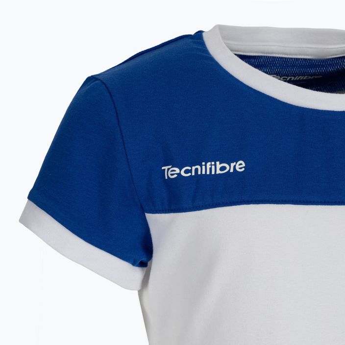 Tecnifibre Stretch weiß und blau Kinder-Tennisshirt 22LAF1 F1 3