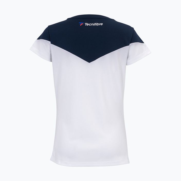 Damen-Tennisshirt Tecnifibre Perf weiß 22WPERTEE 2