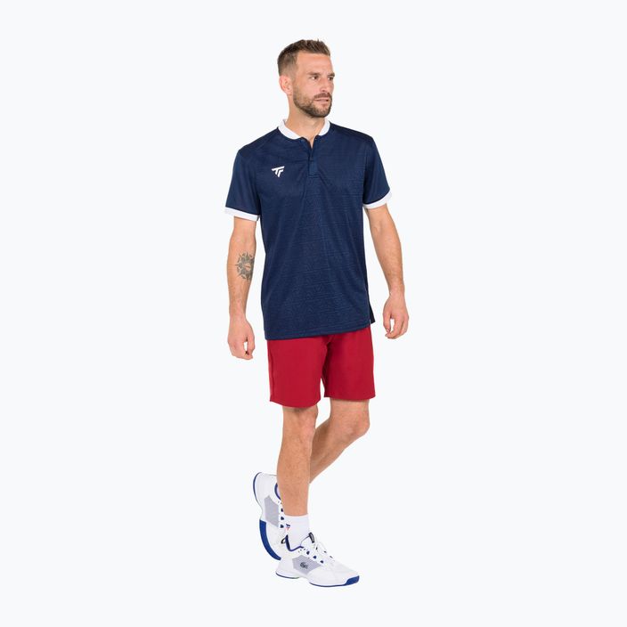 Herren Tennis-Poloshirt Tecnifibre Team Mesh navy blau 22MEPOMA32