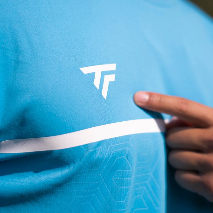 Kinder-Tennisshirt Tecnifibre Team Tech Tee blau 22TETEAZ3D 6