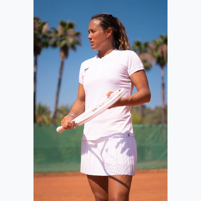Damen-Tennisshirt Tecnifibre Team Mesh weiß 6