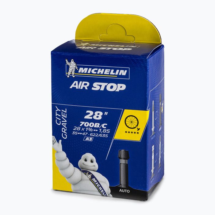 Michelin A3 Airstop Fahrradschlauch 700x35-47 schwarz 82282 2