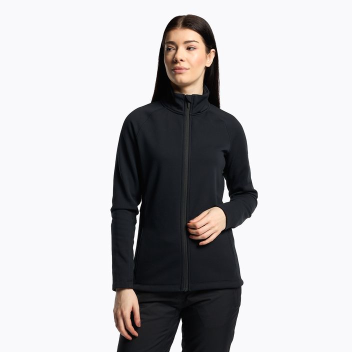 Damen-Ski-Sweatshirt Rossignol Classique Clim black