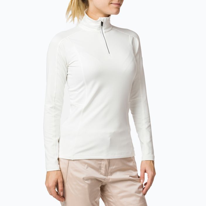 Damen-Ski-Sweatshirt Rossignol W Classique 1/2 Zip white 2