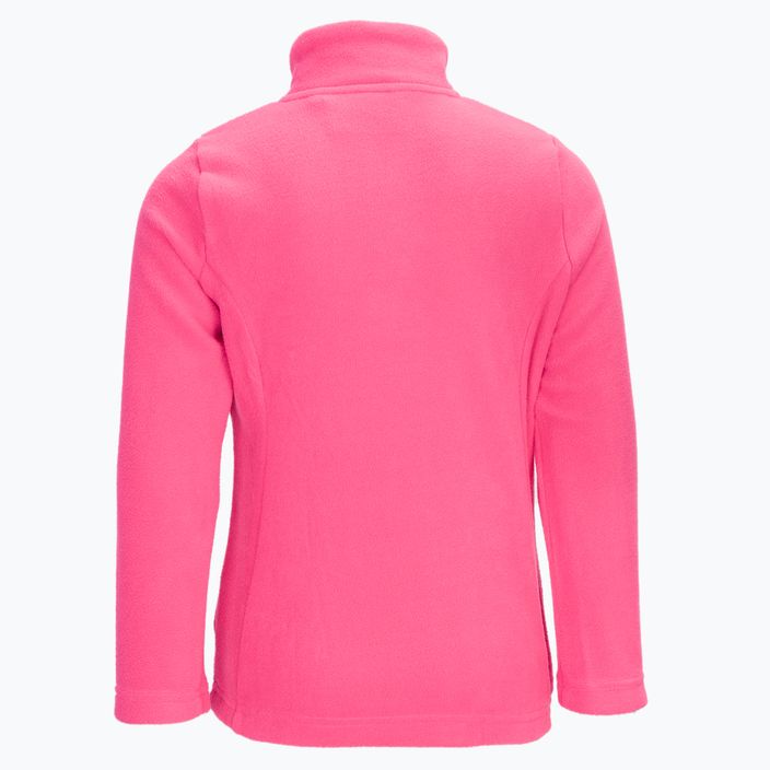 Kinder-Ski-Sweatshirt Rossignol Girl 1/2 Zip Fleece pink fushia 2