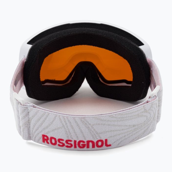 Skibrille Rossignol Spiral W white/orange 3