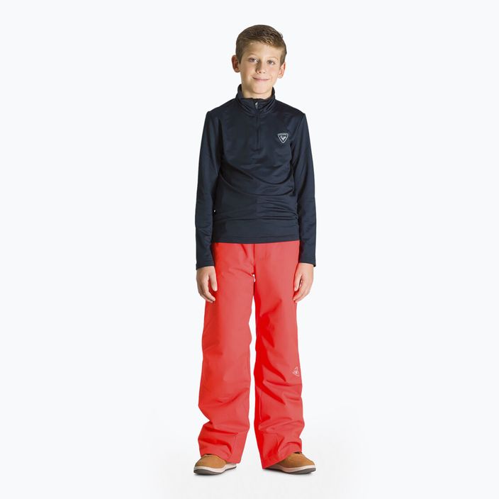 Rossignol Boy 1/2 Zip Warm Stretch Kinder Skisweatshirt schwarz 3