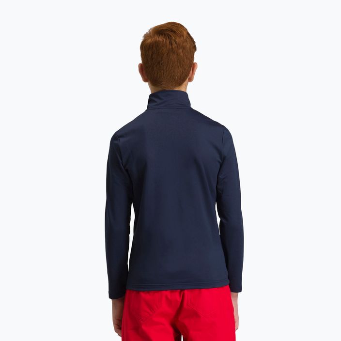 Rossignol Boy 1/2 Zip Warm Stretch Kinder-Ski-Sweatshirt dark navy 2