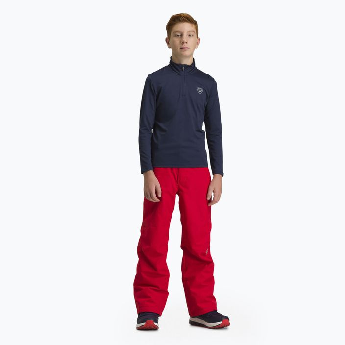 Rossignol Boy 1/2 Zip Warm Stretch Kinder-Ski-Sweatshirt dark navy 4