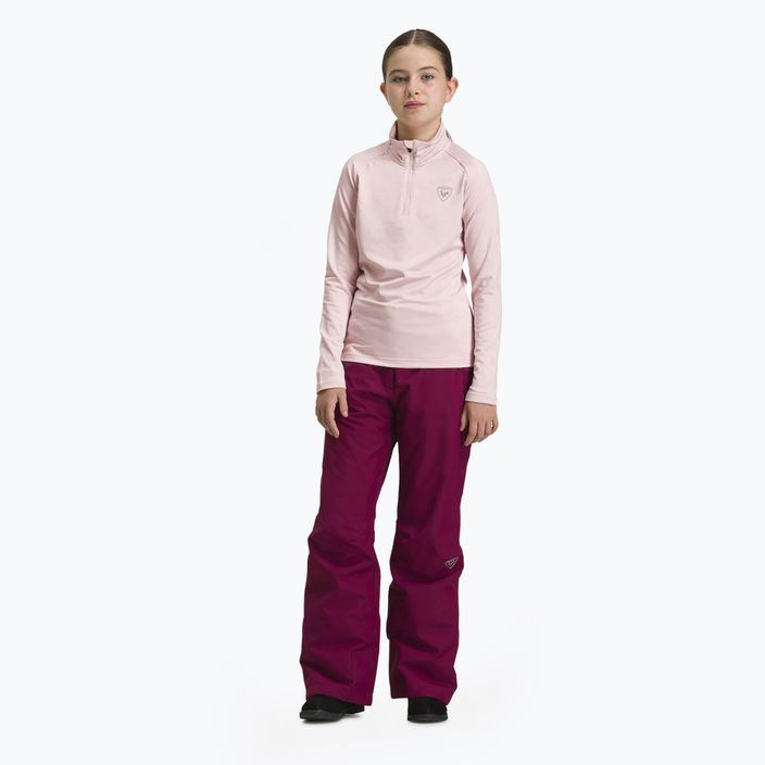 Rossignol Mädchen Warm Stretch Pulver rosa Kinder-Ski-Sweatshirt 4