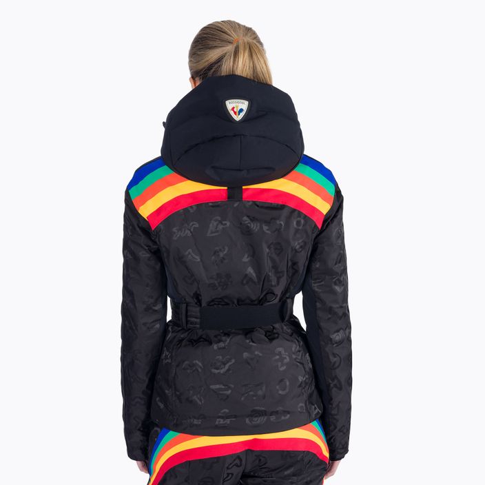 Skijacke für Frauen Rossignol W Rainbow black 4