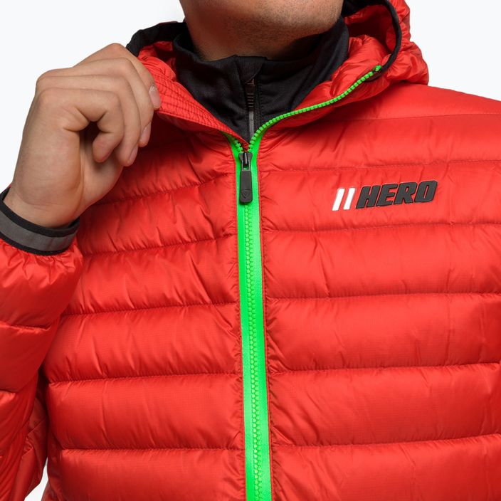 Herren-Skijacke Rossignol Verglas Hero Hood neon red 10