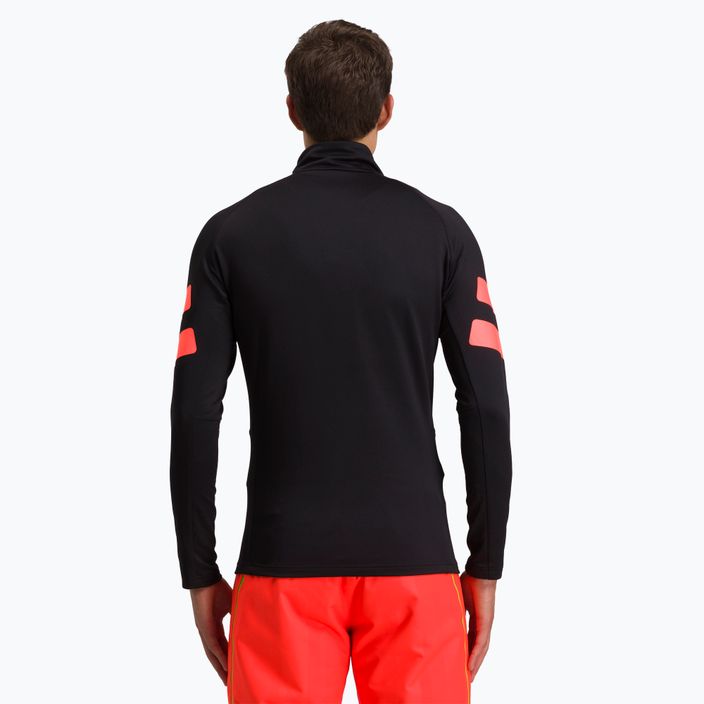 Herren-Ski-Sweatshirt Rossignol Classique Hero 1/2 Zip black/red 2